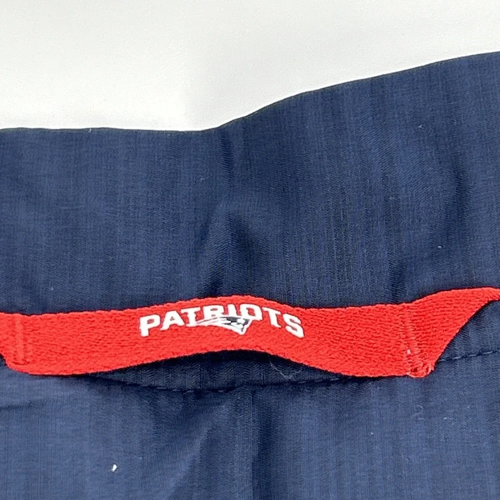 New England Patriots Men's L Blue Nike On Field Lightweight 1/2 Zip Pullover NFL